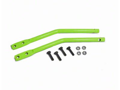 Steinjager Door Mirror Leg Kit for Steinjager Tube Doors; Gecko Green (18-25 Jeep Wrangler JL)