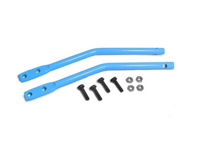 Steinjager Door Mirror Leg Kit for Steinjager Tube Doors; Playboy Blue (18-25 Jeep Wrangler JL)