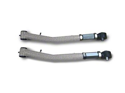Steinjager Double Adjustable Front Lower Control Arms for 0 to 5-Inch Lift; Gray Hammertone (18-25 Jeep Wrangler JL)