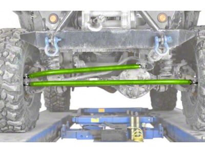 Steinjager Extended Crossover Steering Kit; Neon Green (97-06 Jeep Wrangler TJ)