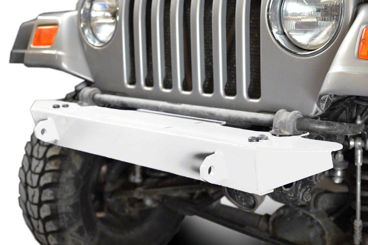 Steinjager Jeep Wrangler Tube Front Bumper; Cloud White