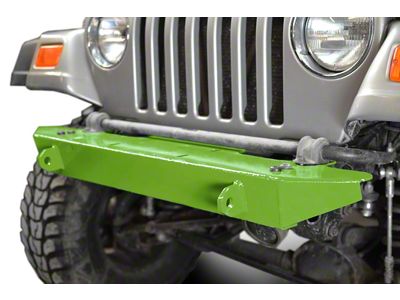 Steinjager Front Bumper; Gecko Green (97-06 Jeep Wrangler TJ)