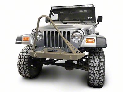 Steinjager Front Bumper with Stinger; Military Beige (97-06 Jeep Wrangler TJ)