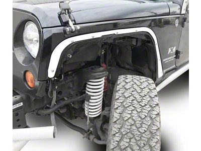 Steinjager Front Fender Deletes; Cloud White (07-18 Jeep Wrangler JK)
