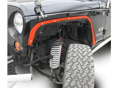 Steinjager Front Fender Deletes; Fluorescent Orange (07-18 Jeep Wrangler JK)