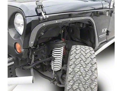 Steinjager Front Fender Deletes; Gray Hammertone (07-18 Jeep Wrangler JK)