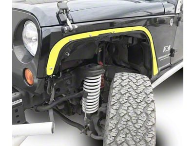 Steinjager Front Fender Deletes; Lemon Peel (07-18 Jeep Wrangler JK)