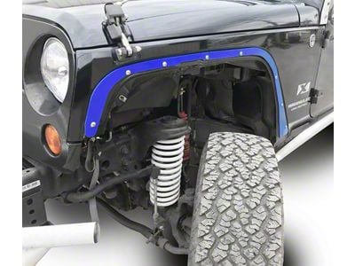 Steinjager Front Fender Deletes; Southwest Blue (07-18 Jeep Wrangler JK)