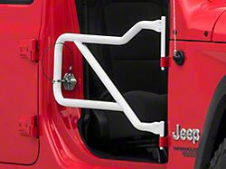 Steinjager Front Trail Tube Doors; Cloud White (18-24 Jeep Wrangler JL)