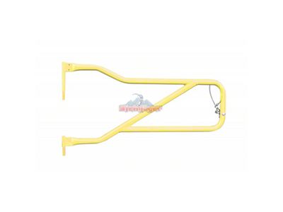 Steinjager Front Trail Tube Doors; Lemon Peel (18-25 Jeep Wrangler JL)
