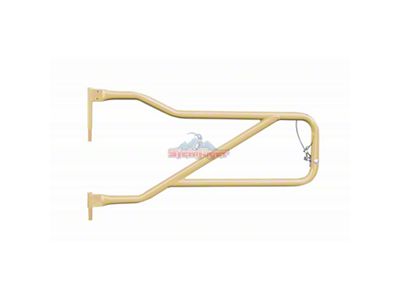 Steinjager Front Trail Tube Doors; Military Beige (18-25 Jeep Wrangler JL)