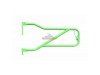 Steinjager Front Trail Tube Doors; Neon Green (18-25 Jeep Wrangler JL)