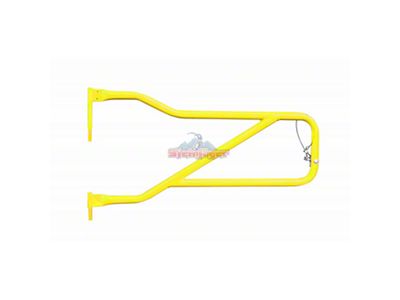 Steinjager Front Trail Tube Doors; Neon Yellow (18-25 Jeep Wrangler JL)