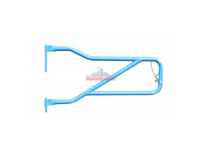 Steinjager Front Trail Tube Doors; Playboy Blue (18-25 Jeep Wrangler JL)
