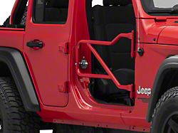 Steinjager Front Trail Tube Doors; Red Baron (18-24 Jeep Wrangler JL)