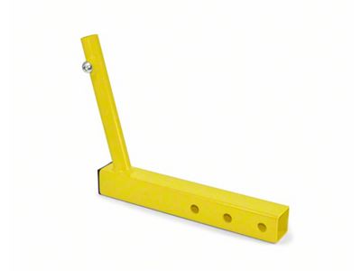 Steinjager Hitch Mounted Single Flag Holder; Lemon Peel (18-25 Jeep Wrangler JL)