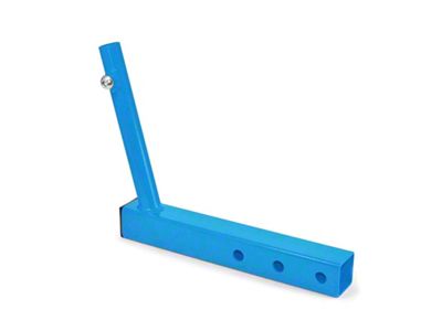 Steinjager Hitch Mounted Single Flag Holder; Playboy Blue (18-25 Jeep Wrangler JL)