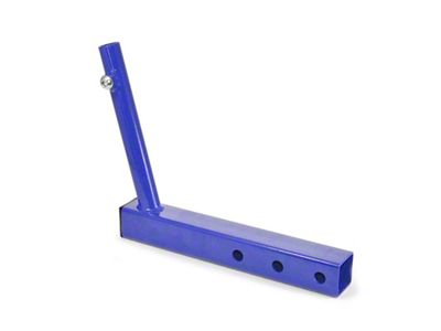 Steinjager Hitch Mounted Single Flag Holder; Southwest Blue (18-25 Jeep Wrangler JL)