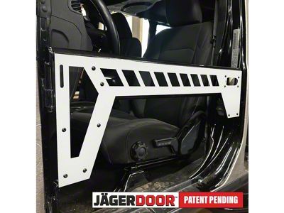 Steinjager JagerDoor Front Trail Doors; Cloud White (18-25 Jeep Wrangler JL)