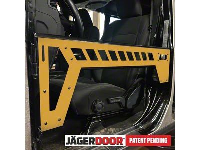 Steinjager JagerDoor Front Trail Doors; Lemon Peel (18-25 Jeep Wrangler JL)