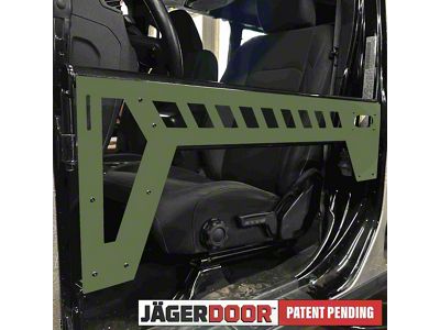 Steinjager JagerDoor Front Trail Doors; Locas Green (07-18 Jeep Wrangler JK)