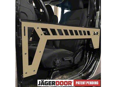 Steinjager JagerDoor Front Trail Doors; Military Beige (18-25 Jeep Wrangler JL)