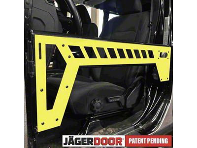 Steinjager JagerDoor Front Trail Doors; Neon Yellow (18-25 Jeep Wrangler JL)