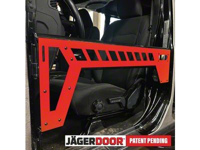 Steinjager JagerDoor Front Trail Doors; Red Baron (18-25 Jeep Wrangler JL)