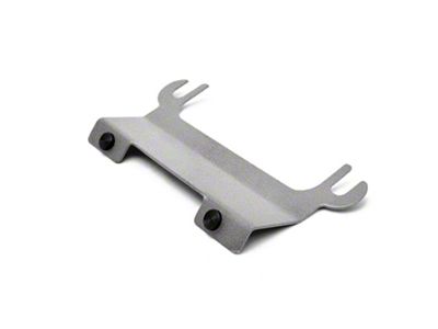 Steinjager License Plate Relocation Bracket for Steinjager Tube Bumper with Roller Fairlead; Gray Hammertone (07-18 Jeep Wrangler JK)