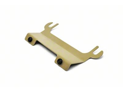 Steinjager License Plate Relocation Bracket for Steinjager Tube Bumper with Roller Fairlead; Military Beige (07-18 Jeep Wrangler JK)