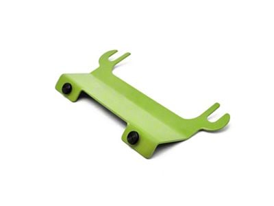 Steinjager License Plate Relocation Kit for Steinjager Tubular Bumper with Hawse Fairlead; Gecko Green (07-18 Jeep Wrangler JK)