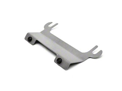 Steinjager License Plate Relocation Kit for Steinjager Tubular Bumper with Hawse Fairlead; Gray Hammertone (07-18 Jeep Wrangler JK)