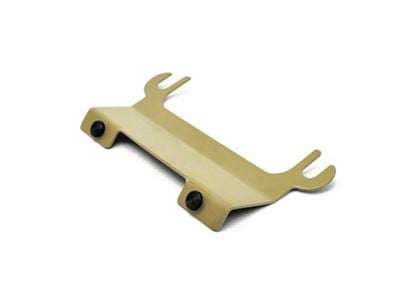 Steinjager License Plate Relocation Kit for Steinjager Tubular Bumper with Hawse Fairlead; Military Beige (07-18 Jeep Wrangler JK)