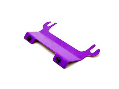 Steinjager License Plate Relocation Kit for Steinjager Tubular Bumper with Hawse Fairlead; Sinbad Purple (07-18 Jeep Wrangler JK)