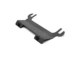 Steinjager License Plate Relocation Kit for Steinjager Tubular Bumper with Hawse Fairlead; Texturized Black (07-18 Jeep Wrangler JK)