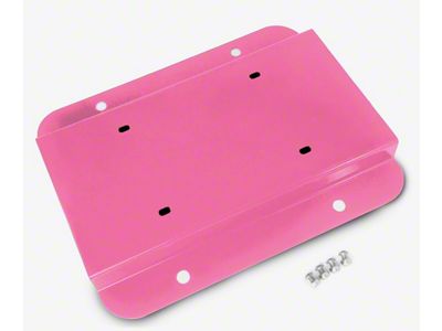 Steinjager License Plate Relocation Kit; Pinky (07-18 Jeep Wrangler JK)