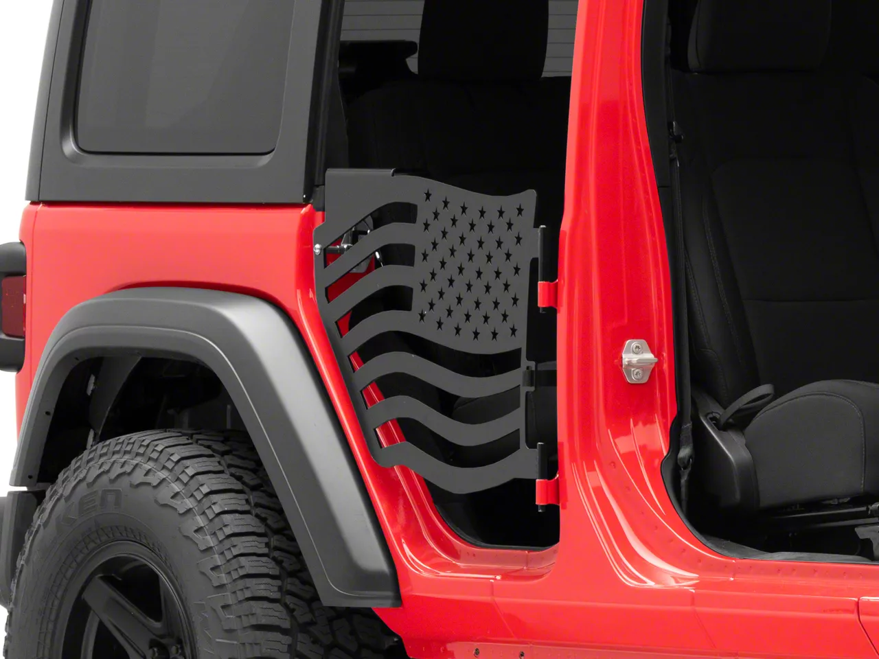 誠実 Steinjager Trail Rear Flag American Premium Wrangler Jeep その他