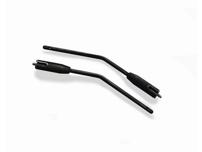 Steinjager Premium Mirror Legs; Bare Metal (18-25 Jeep Wrangler JL)