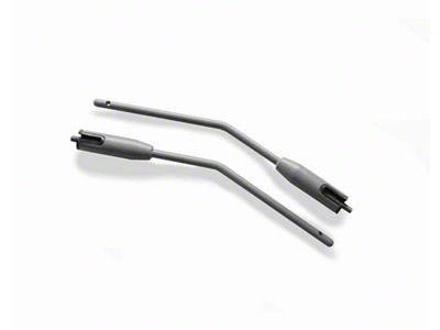 Steinjager Premium Mirror Legs; Gray Hammertone (18-25 Jeep Wrangler JL)
