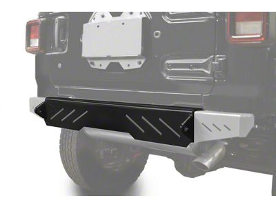 Steinjager Rear Bumper with D-Ring Mounts; Bare Metal (18-25 Jeep Wrangler JL)
