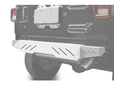 Steinjager Rear Bumper with D-Ring Mounts; Cloud White (18-25 Jeep Wrangler JL)
