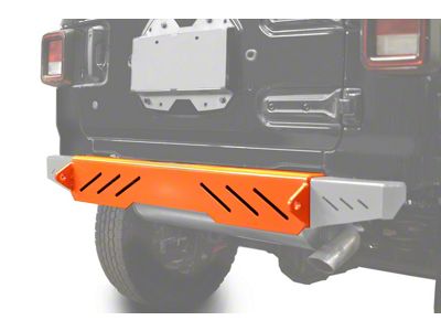 Steinjager Rear Bumper with D-Ring Mounts; Fluorescent Orange (18-25 Jeep Wrangler JL)