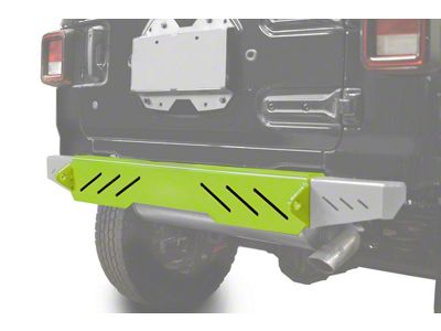 Steinjager Rear Bumper with D-Ring Mounts; Gecko Green (18-25 Jeep Wrangler JL)