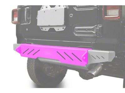 Steinjager Rear Bumper with D-Ring Mounts; Hot Pink (18-25 Jeep Wrangler JL)