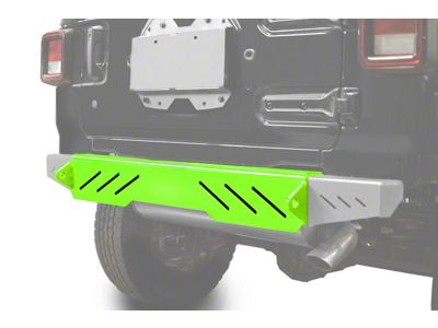 Steinjager Rear Bumper with D-Ring Mounts; Neon Green (18-25 Jeep Wrangler JL)