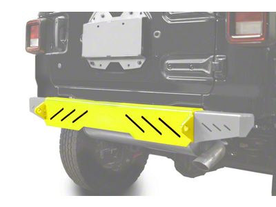Steinjager Rear Bumper with D-Ring Mounts; Neon Yellow (18-25 Jeep Wrangler JL)