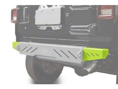 Steinjager Rear Bumper End Caps; Gecko Green (18-25 Jeep Wrangler JL)
