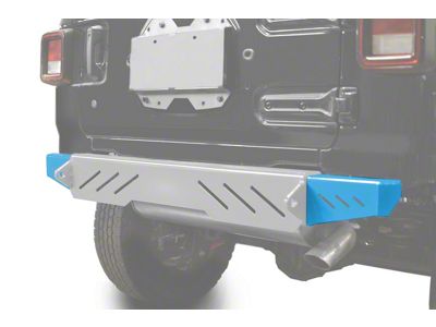 Steinjager Rear Bumper End Caps; Playboy Blue (18-25 Jeep Wrangler JL)