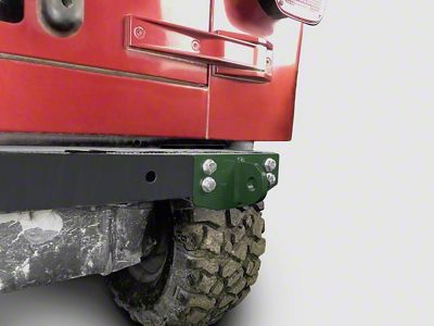 Steinjager Rear D-Ring Mount Bumperette; Locas Green (97-06 Jeep Wrangler TJ)