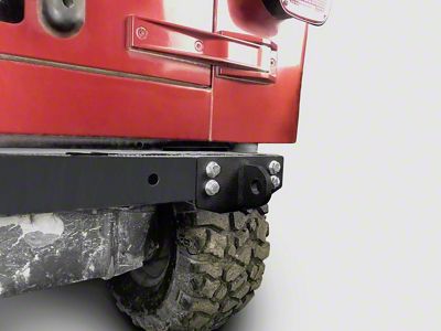 Steinjager Rear D-Ring Mount Bumperette; Texturized Black (97-06 Jeep Wrangler TJ)